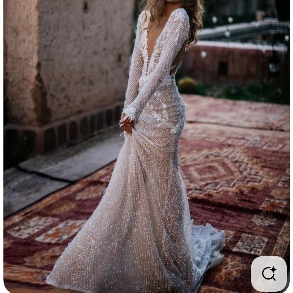 Galia Lahav “Estelle” Inspired Custom Wedding Dress | Size 0 | Beaded Gown